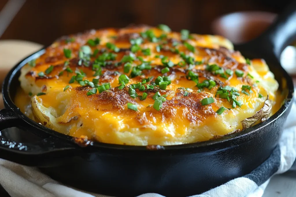 Cheesy Baked Potato Skillet