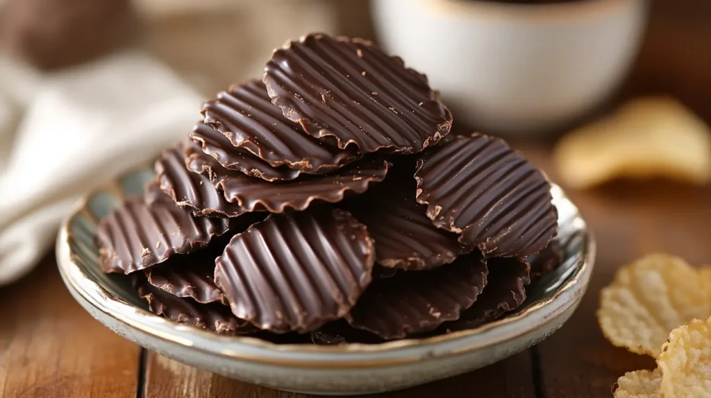 Chocolate Covered Potato Chips