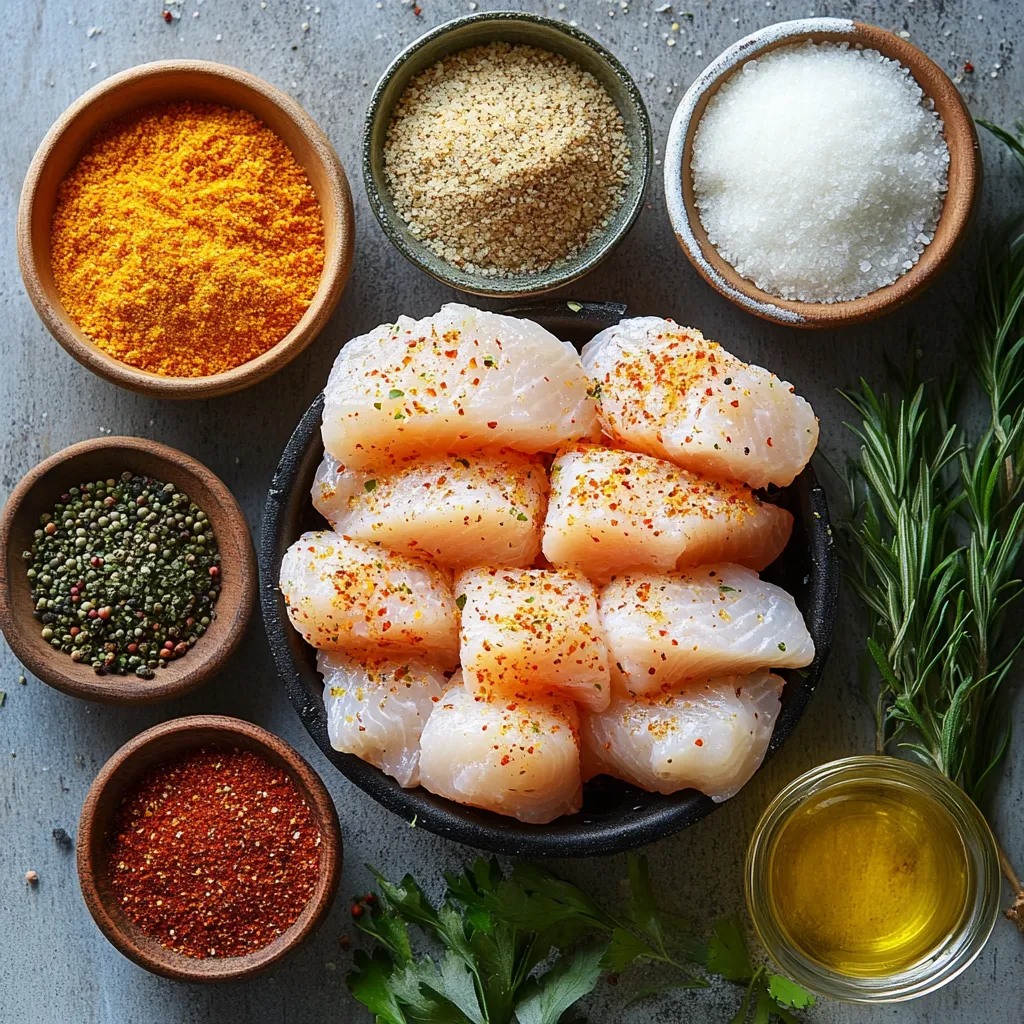 Crispy Air Fryer Fish Ingredients