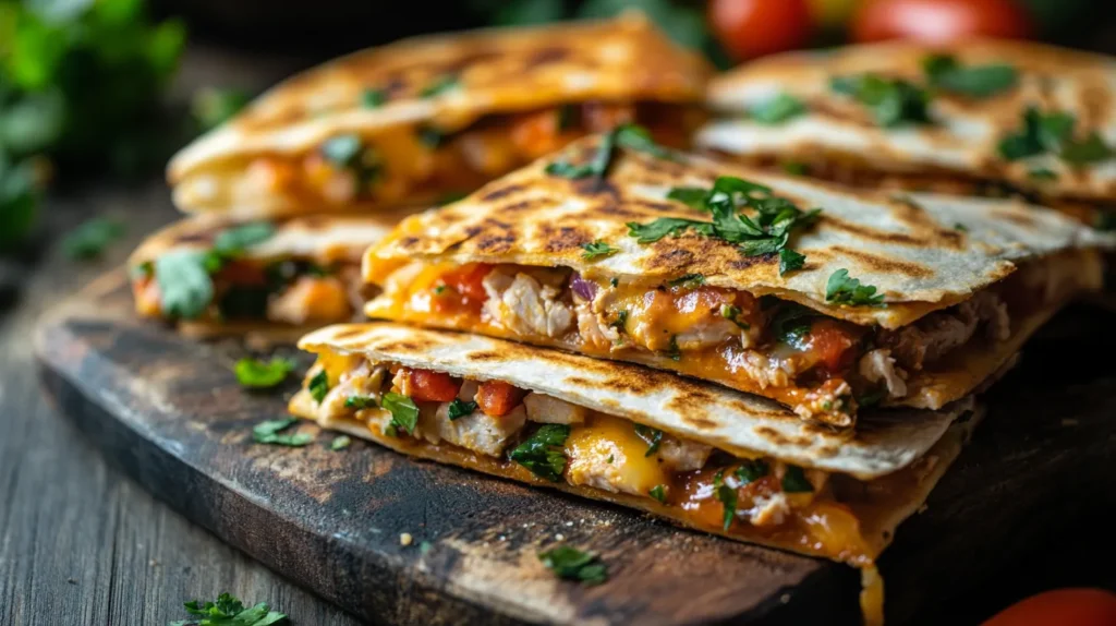 Spicy Tuna Melt Quesadillas