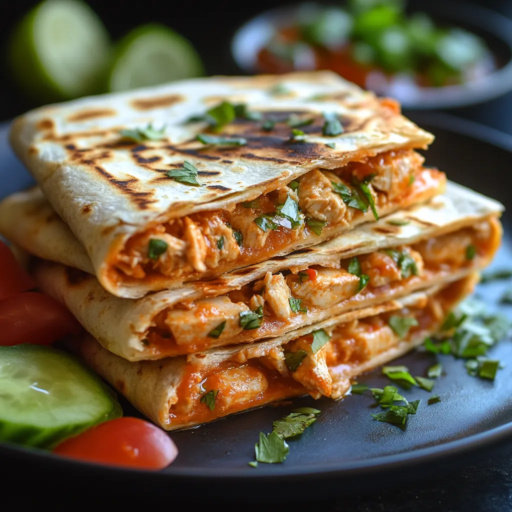 Spicy Tuna Melt Quesadillas