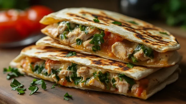 Spicy Tuna Melt Quesadillas