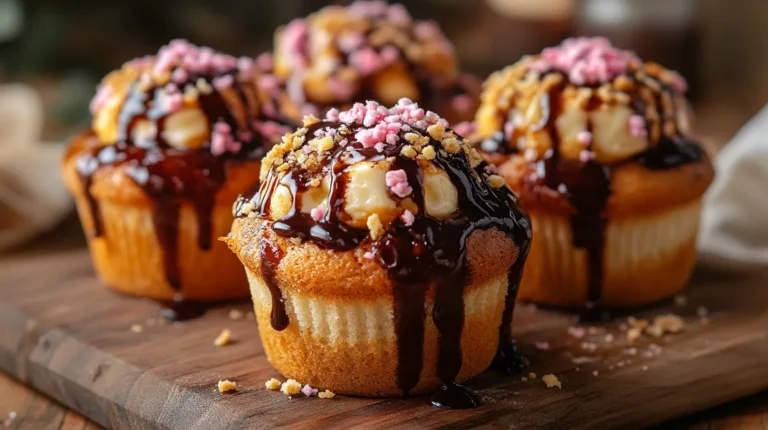 Sweet Roll Chupa Chups Halvah Muffin on breakfast table