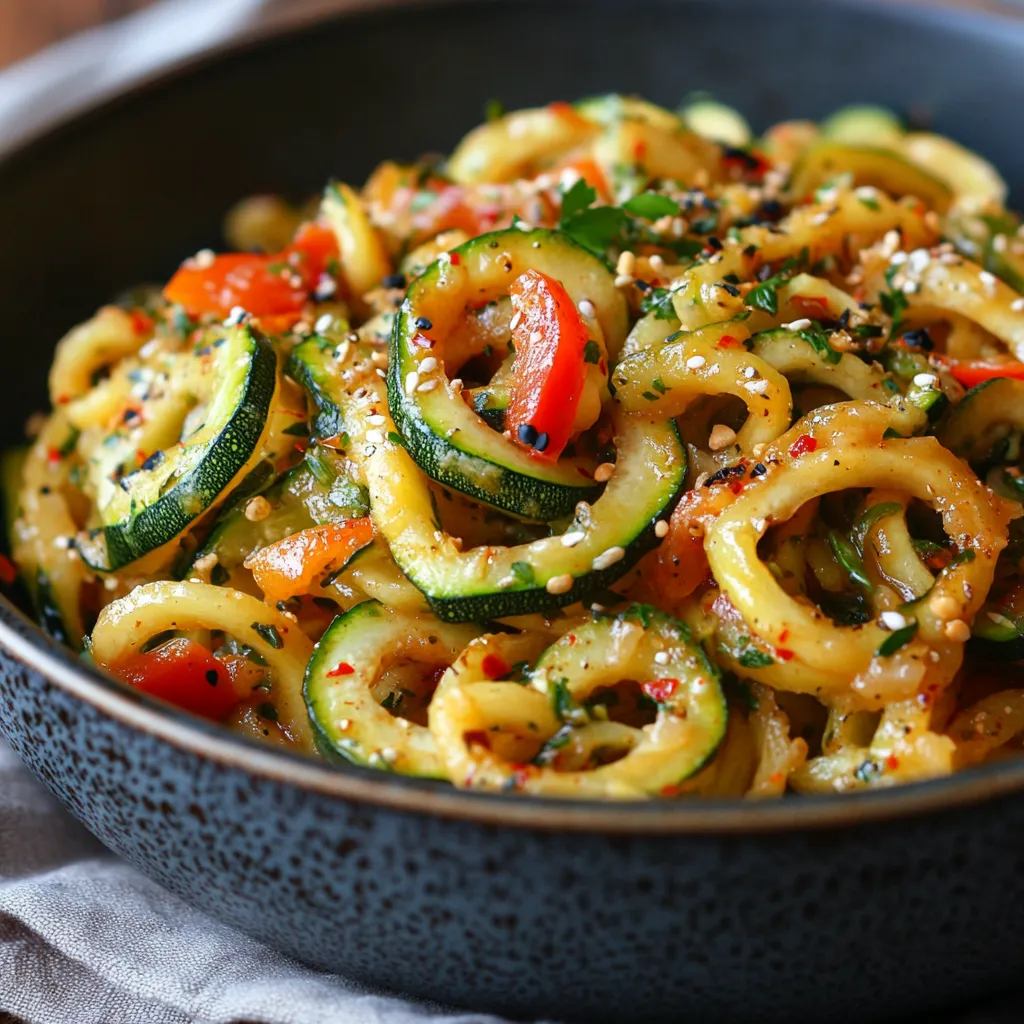 Zucchini Noodle Stir Fry