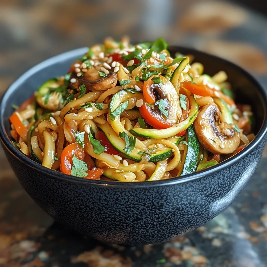 Zucchini Noodle Stir Fry